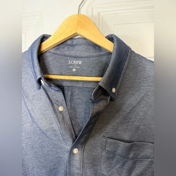 J. Crew Blue Casual Button Down Shirt - Picture 2 of 3